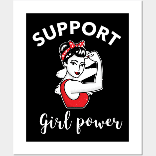 Support Girl Power Posters and Art